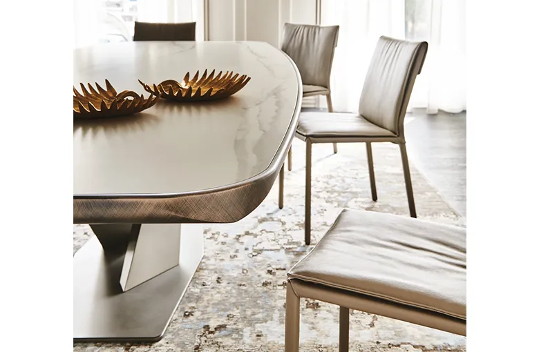 Cattelan Stratos Premium Edge Ceramic Dining Table