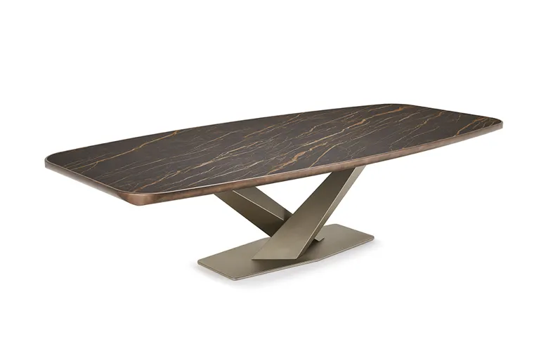 Cattelan Stratos Premium Edge Ceramic Dining Table