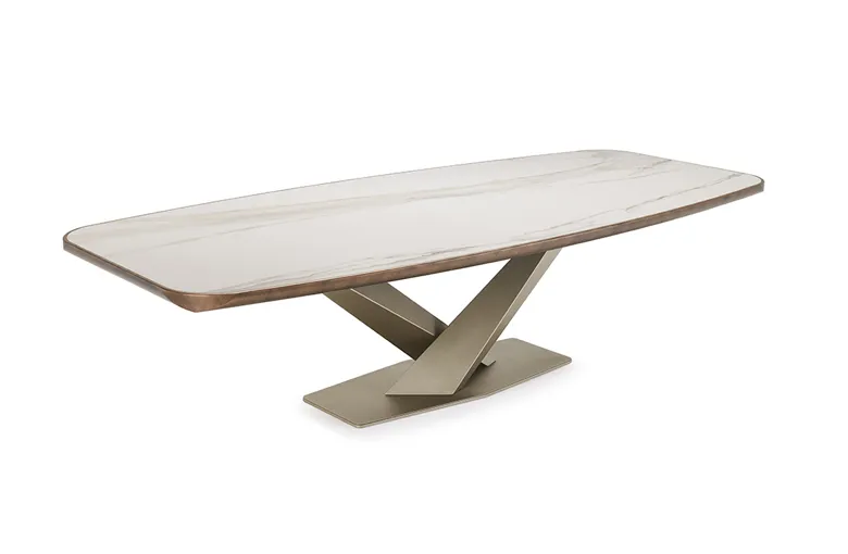 Cattelan Stratos Premium Edge Ceramic Dining Table