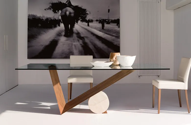 Cattelan Valentino Glass Dining Table