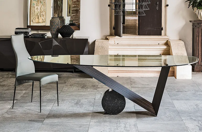 Cattelan Valentino Glass Dining Table