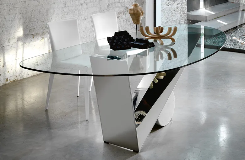 Cattelan Valentinox Glass Dining Table