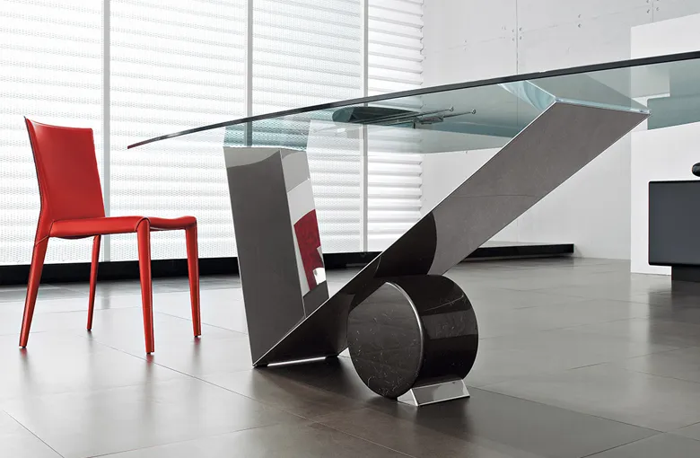 Cattelan Valentinox Glass Dining Table