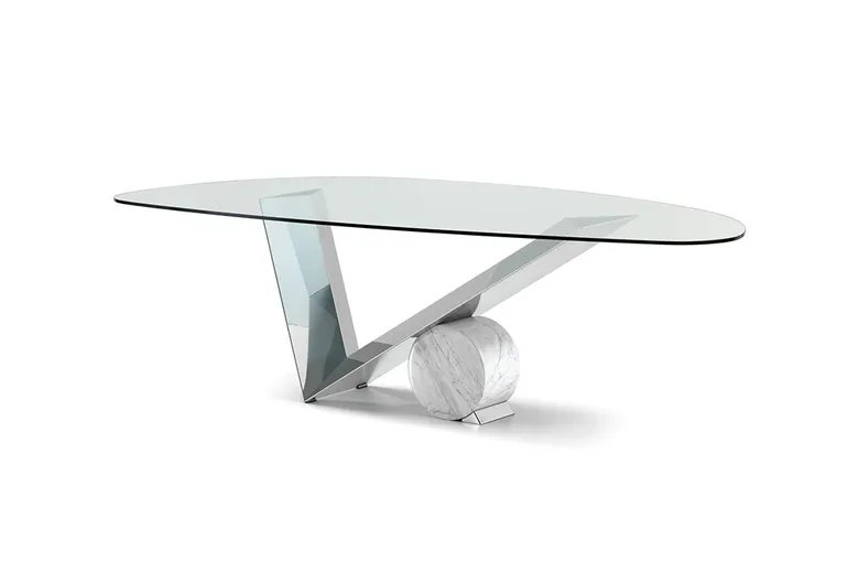 Cattelan Valentinox Glass Dining Table