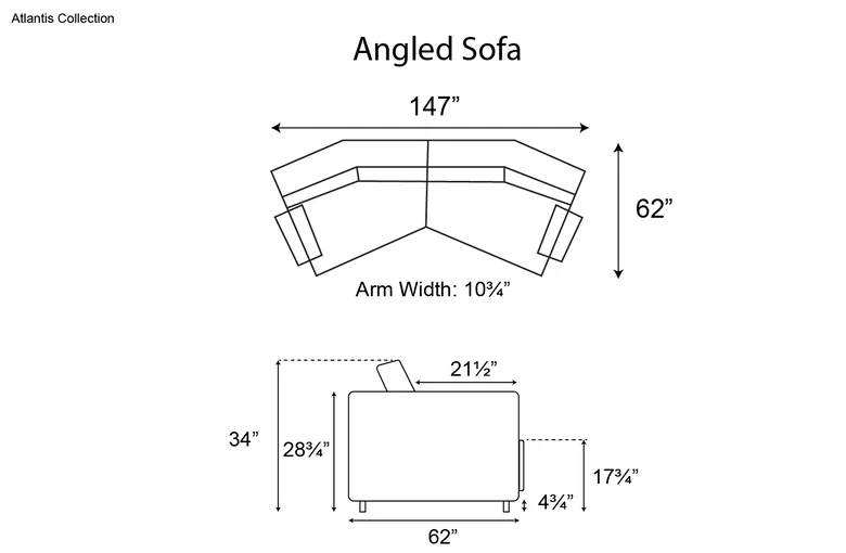 Ditre Atlantis Angled Sofa