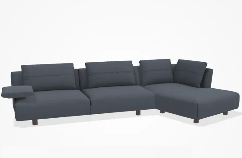 Ditre Atlantis Sectional with Chaise