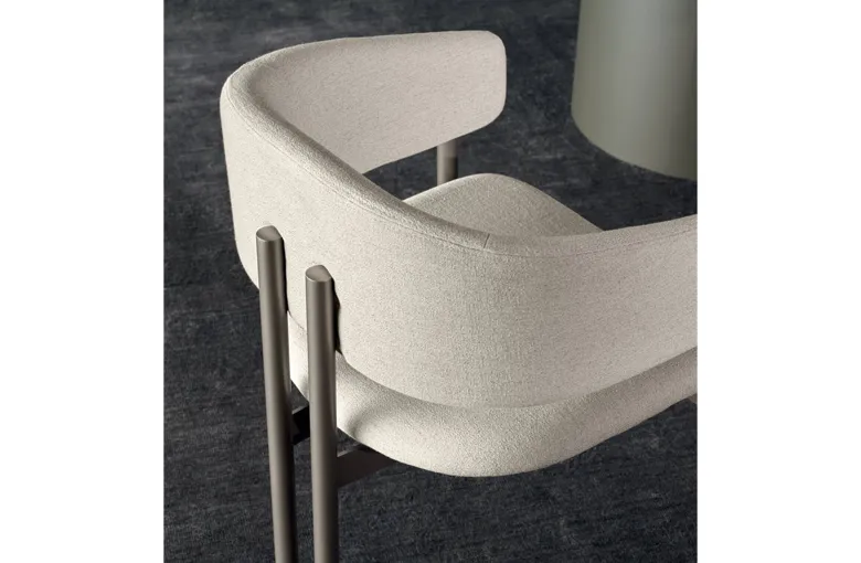 Ditre Biarritz Metal Leg Dining Chair
