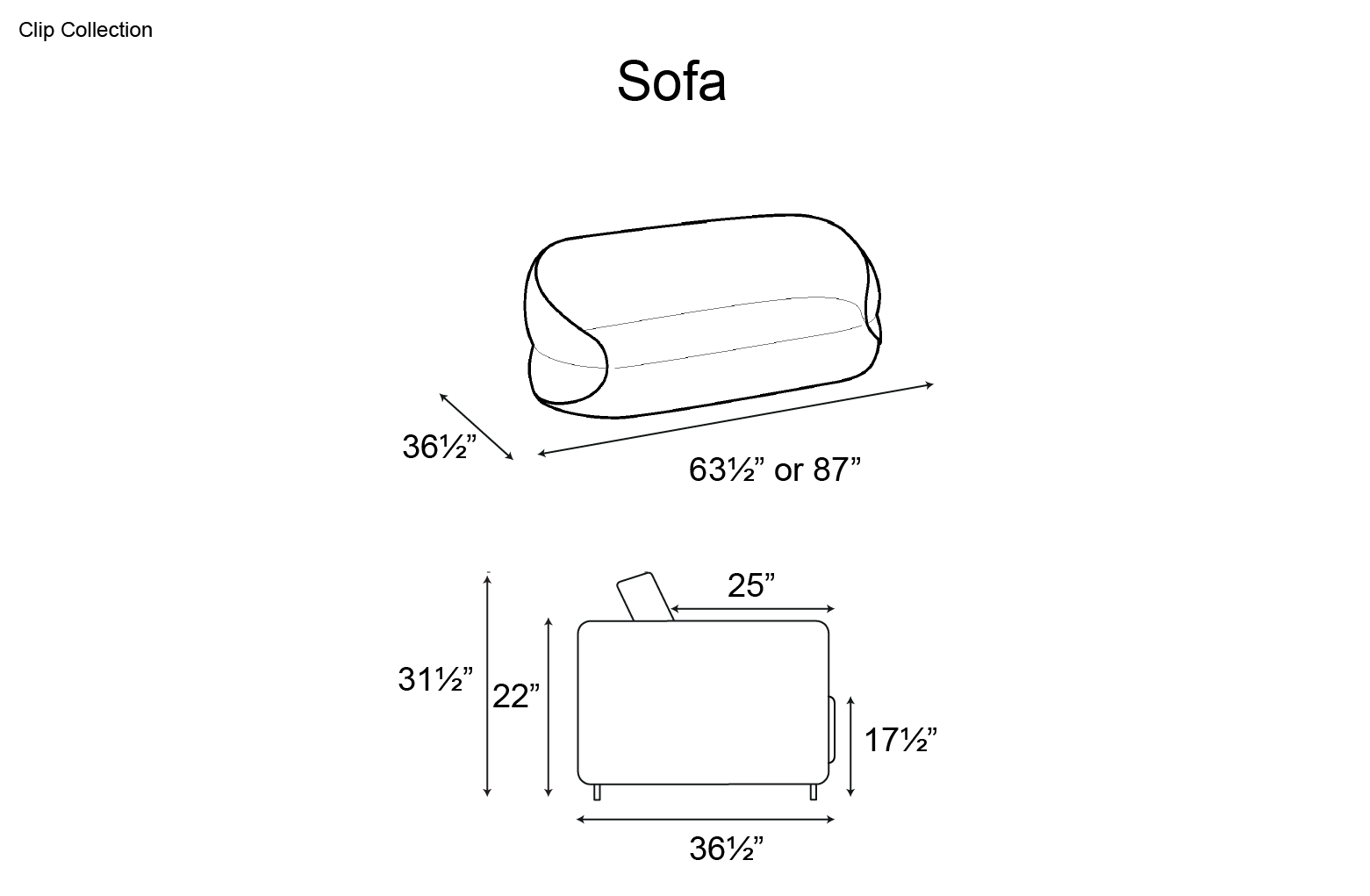 Ditre Clip Sofa