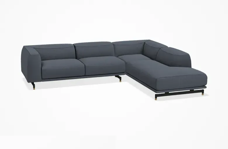 Ditre St Germain Sectional with Peninsula