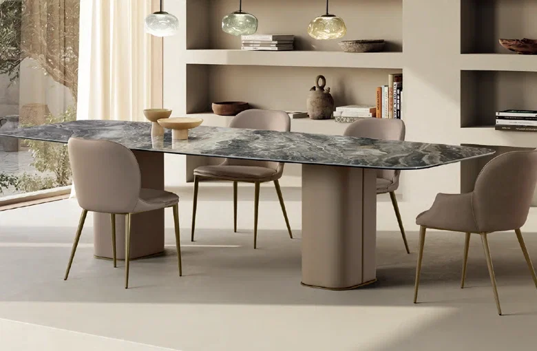 Gamma Quickship Milos Dining Table