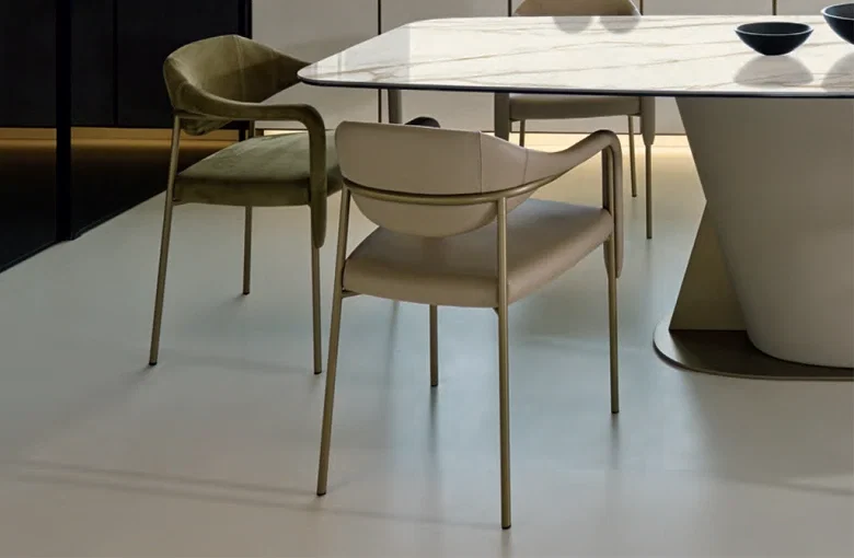 Gamma Quickship Spider Dining Chair