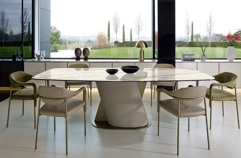 Gamma Quickship Spider Dining Chair