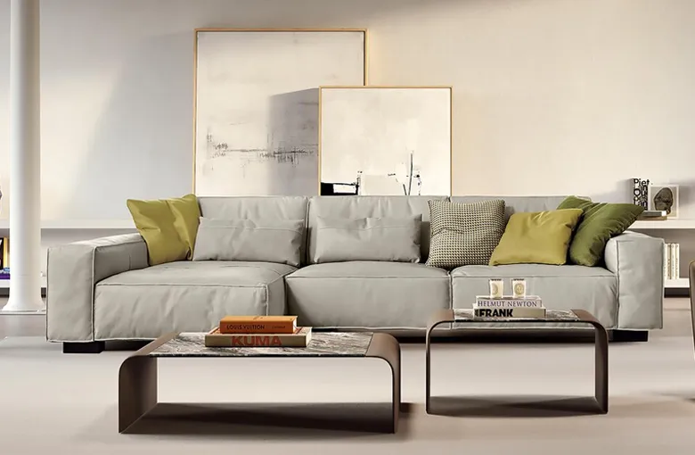 Gamma Soho Sectional with Chaise