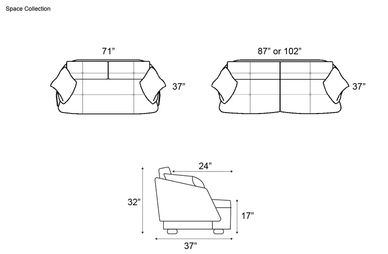 Gamma Space Sofa