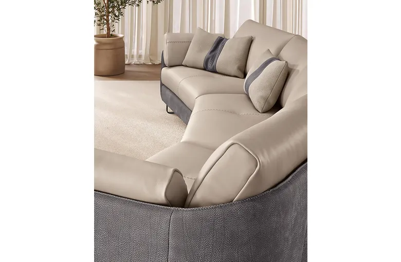 Gamma Swing Curved Sofa