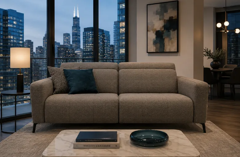 Nicoline Antares Leg Recliner Sofa