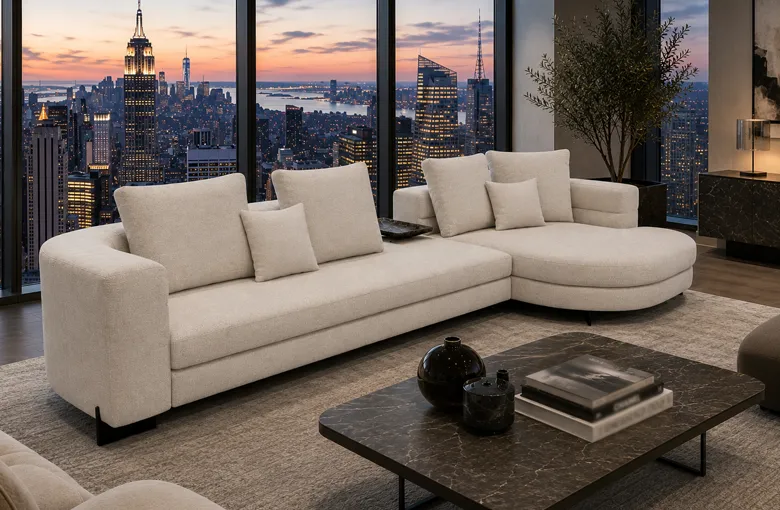 Nicoline Aura Open Sectional with Chaise