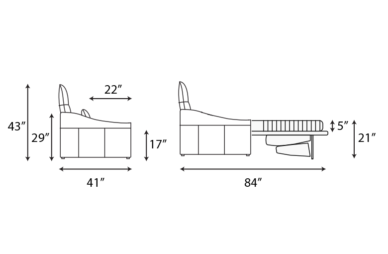 Nicoline Aurora Sofa Bed