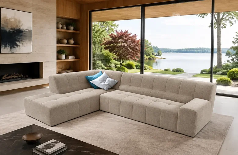 Nicoline Bric Sectional with Peninsula