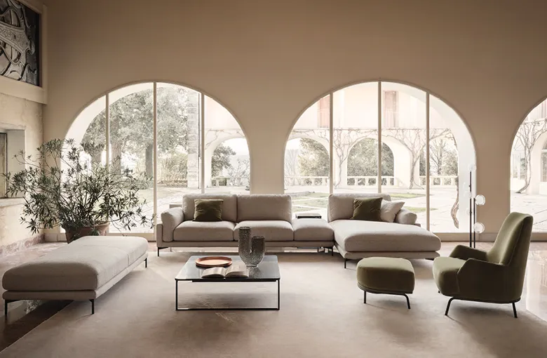 Nicoline Cadorna Open Sectional with Chaise