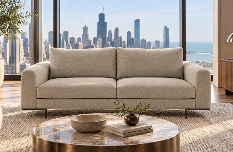 Nicoline Cortina Plain Sofa
