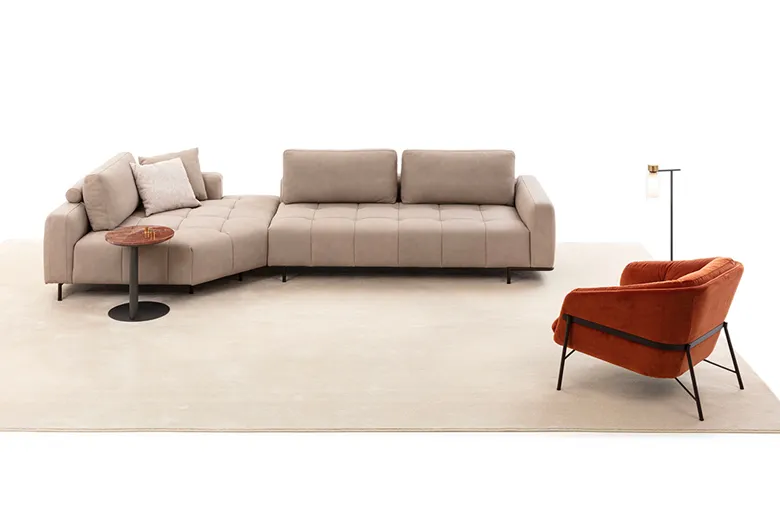 Nicoline Cortina Tufted Sectional with Wedge