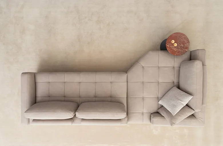Nicoline Cortina Tufted Sectional with Wedge
