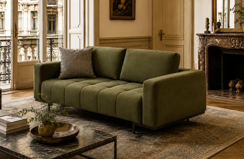 Nicoline Cortina Tufted Sofa