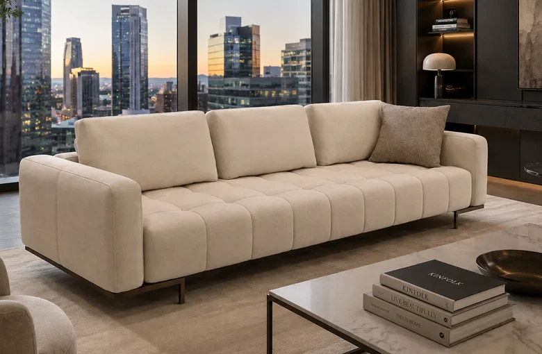 Nicoline Cortina Tufted Sofa