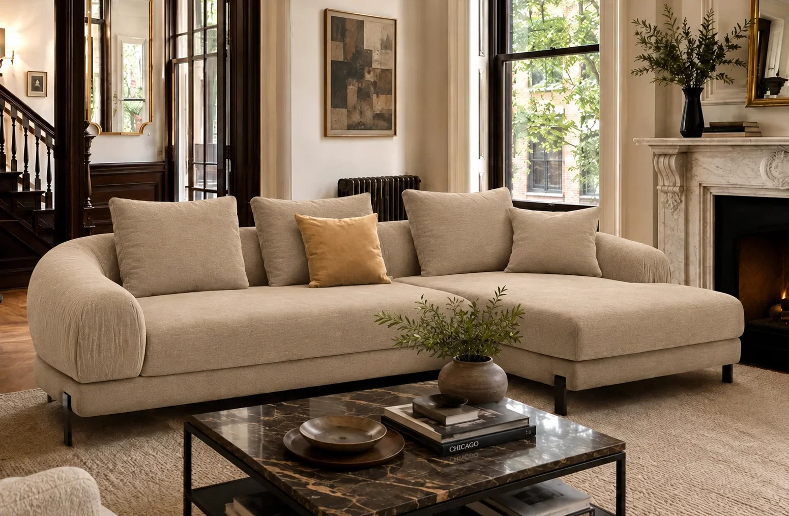 Nicoline Crumble Sectional with Chaise