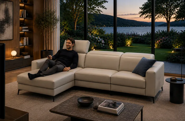 Nicoline Pisa Recliner Sectional with Chaise