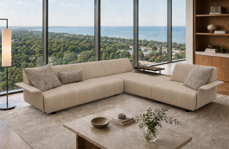 Nicoline Zara Light Sectional in L Shape