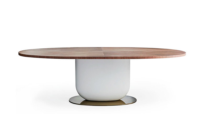 Pianca Ettore Oval Dining Table Quickship