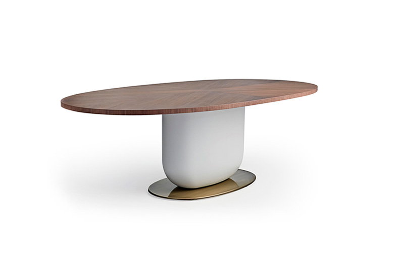 Pianca Ettore Oval Dining Table Quickship