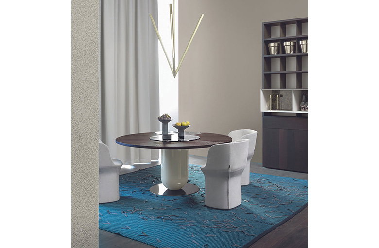Pianca Ettore Round Dining Table Quickship