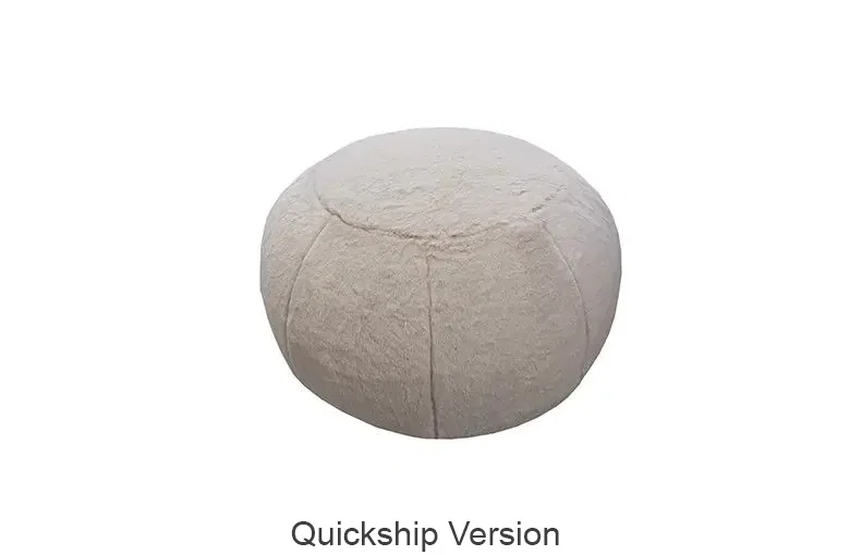 Saba Quickship Geo Pouf Quickship