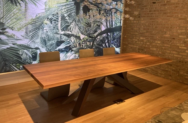 Sample Sale Big Wood  Dining Table Sale: $ 7,747 | Retail: $15,495