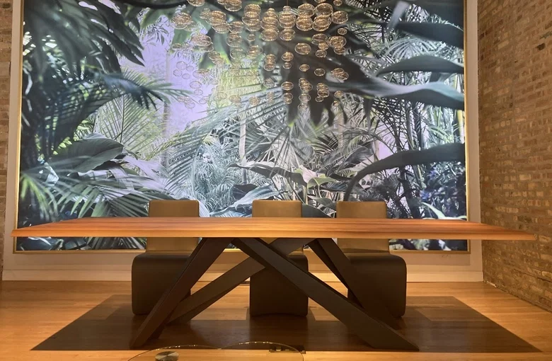 Sample Sale Big Wood  Dining Table Sale: $ 7,747 | Retail: $15,495