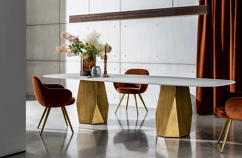 Sovet Deod Double Base Dining Table