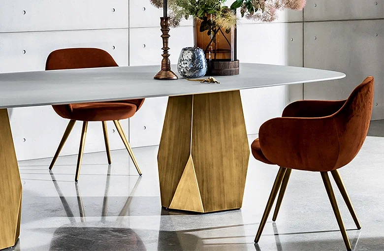 Sovet Deod Double Base Dining Table